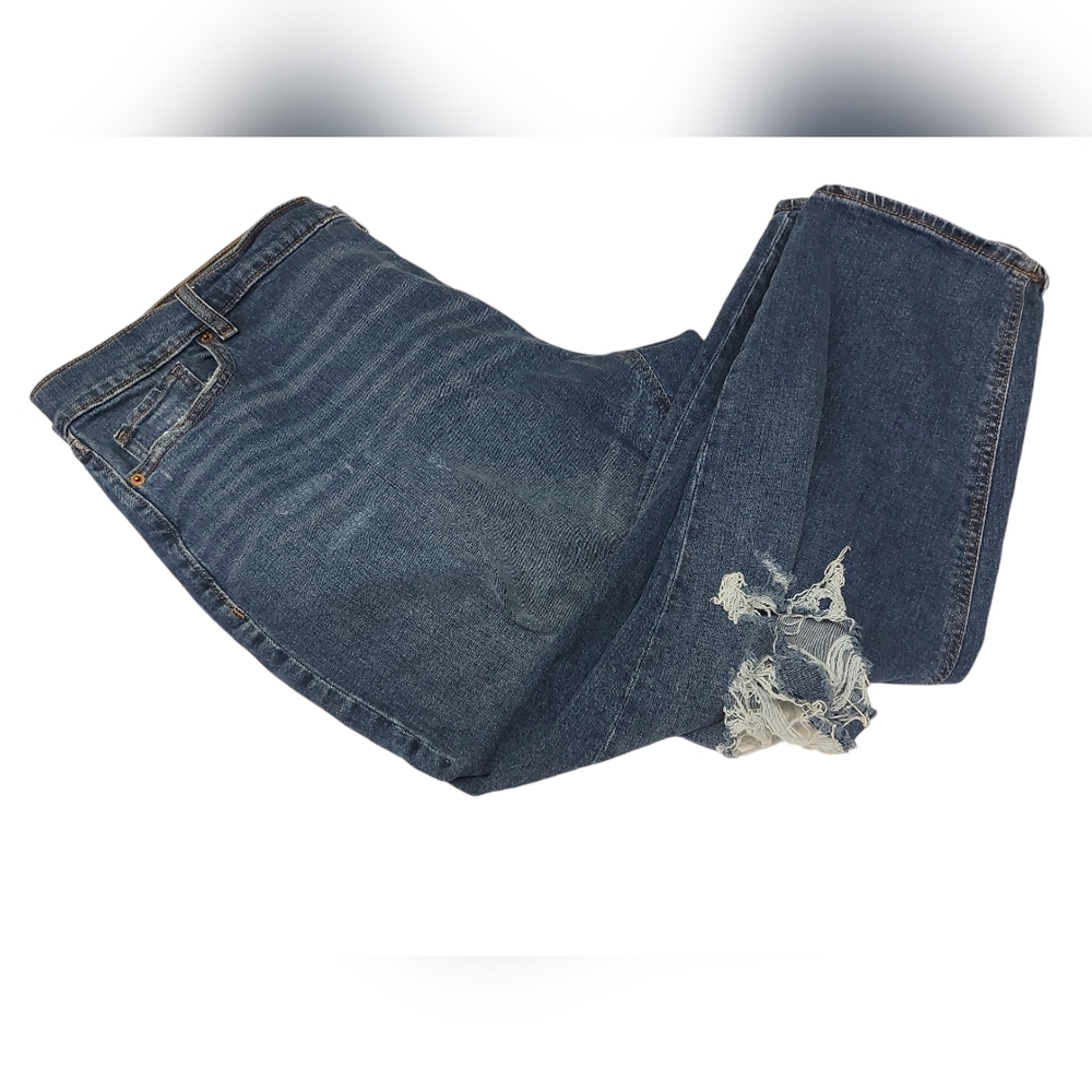 Old Navy Distressed Mid Rise Boyfriend Jeans Plus Size 22